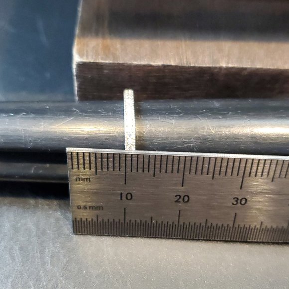 Size 6 925 Sterling Silver Clear Cubic Zirconia Thin Ring - Picture 4 of 5